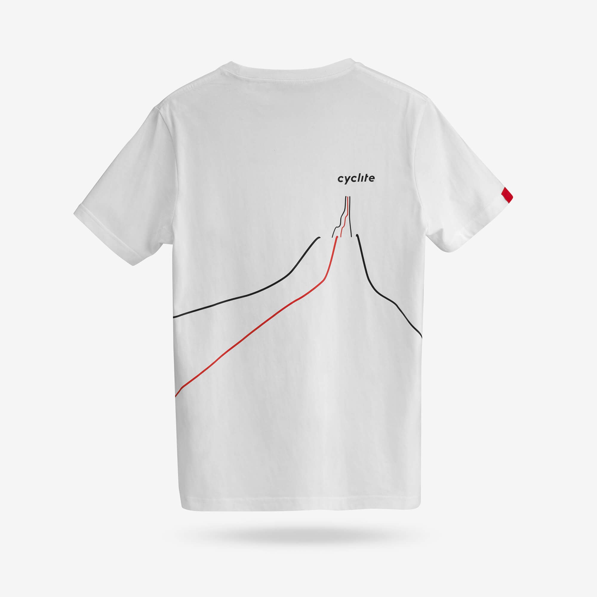 T-Shirt-Red-Line_Back-View