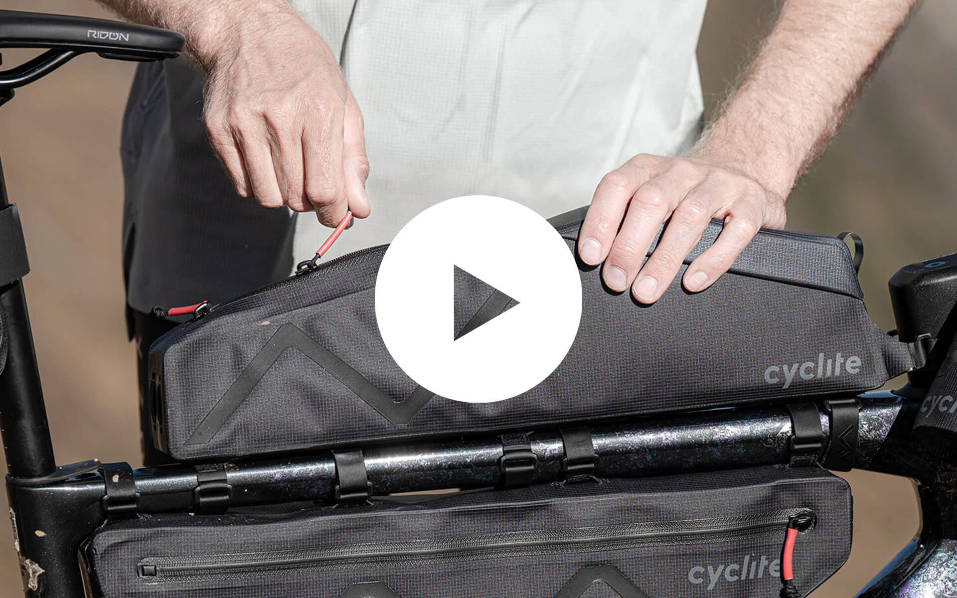 fahrradtasche top tube TOP TUBE BAG LARGE / 02 – Maximaler Stauraum